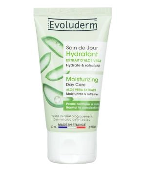 Evoluderm Увлажняющий дневной крем для нормальной и комбинированной кожи лица, 50мл