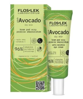 Floslek Крем для глаз против морщин  richAvocado, 30мл