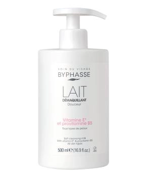 BYPHASSE Молочко для лица очищающее для всех типов кожи, 500мл