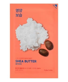 Holika Holika Питающая тканевая маска Pure Essence Mask Sheet Shea Butter, масло ши, 23мл