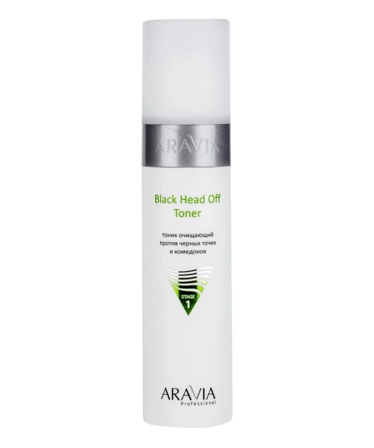 Aravia Professional Тоник очищающий против черных точек и комедонов для жирной и проблемной кожи, 250мл