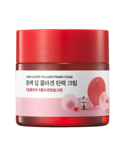 Round Lab Укрепляющий крем для лица ROUND LAB CAMELLIA DEEP COLLAGEN FIRMING CREAM, 50мл