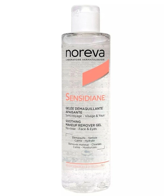 Noreva Желе смягчающее для снятия макияжа Sensidiane, 200мл