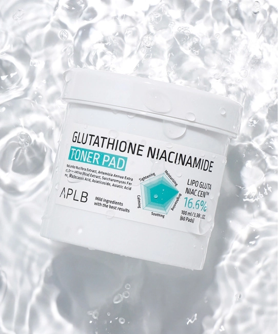 APLB Тонер-пэды GLUTATHIONE NIACINAMIDE TONER PAD, 100мл (4)