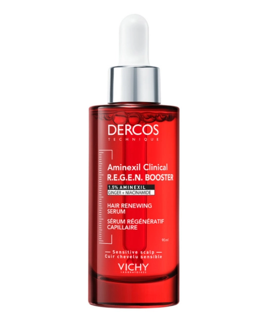 VICHY VICHY Сыворотка для укрепления и роста волос Aminexil Clinical R.E.G.E.N. BOOSTER DERCOS Technique, 90 мл, 90мл