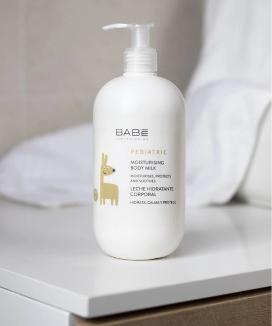 BABE Laboratorios Молочко детское увлажняющее для тела, 500мл (2)