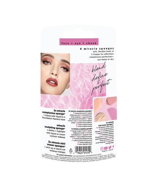 Real Techniques Набор спонжей для макияжа Miracle Complexion, 6шт (6)