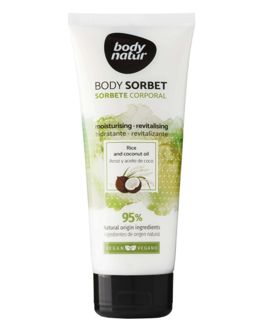 Body Natur Сорбет для тела с рисом и кокосовым маслом, 200мл