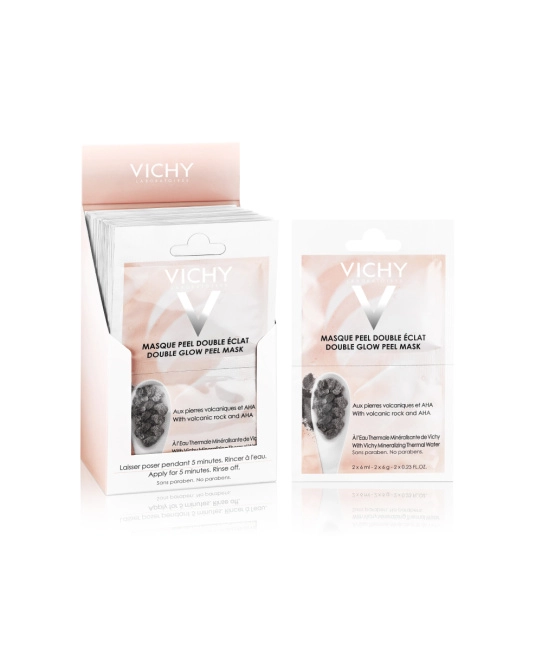 VICHY Маска-пилинг для лица минеральная Двойное сияние, 12мл (1)