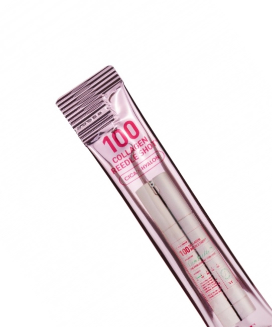 VT COSMETICS VT COSMETICS Бустер-сыворотка с микроиглами и коллагеном 100 Collagen Reedle Shot (розовая) 2 мл, 2 (1)