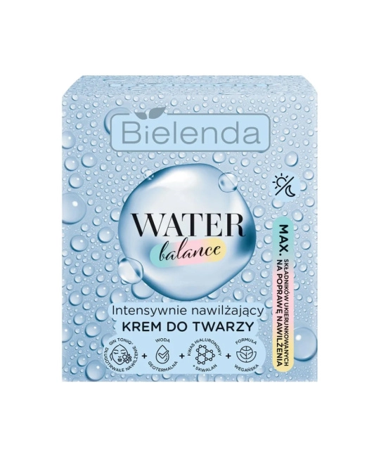 Bielenda Крем для лица интенсивно увлажняющий WATER BALANCE, 50мл (1)
