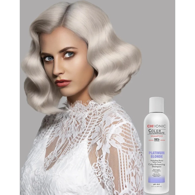 CHI Оттеночный шампунь для волос Platinium Blonde, 355мл (1)