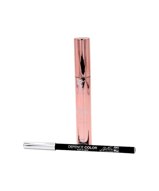 BioNike Набор (Тушь для ресниц DEFENCE COLOR 3D MASCARA , тон 01, noir 11 мл + Карандаш для век DEFENCE COLOR KOHL&KAJAL eye pencil, тон 101), 11мл (1)