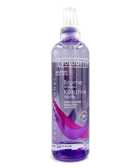 Evoluderm Спрей для сухих волос с Кератином Brume Brillance Keratine Liquide, 300мл