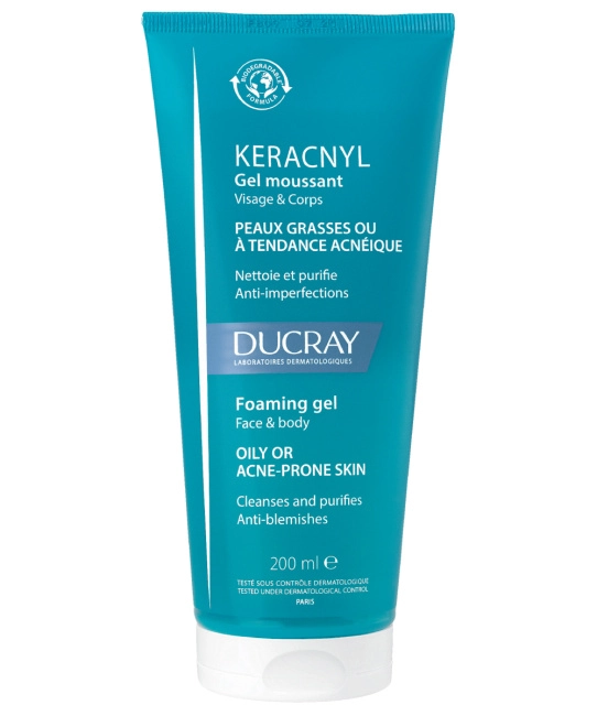 DUCRAY Гель для умывания Keracnyl, 200мл
