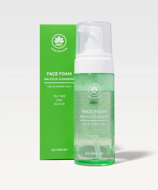 NAME SKIN CARE NAME SKIN CARE Пенка очищающая для лица  с салициловой кислотой, серой и цинком, 150 мл, 150мл (1)