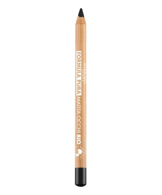 Deborah Milano Карандаш для глаз FORMULA PURA ORGANIC EYE PENCIL, тон: 01 Черный, 1.2г (1)