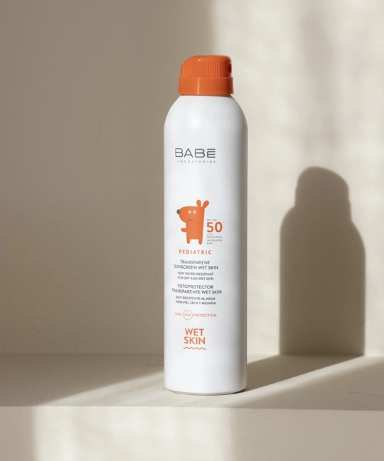 BABE Laboratorios Детский солнезащитный спрей Влагостойкий SPF 50, 200мл (2)