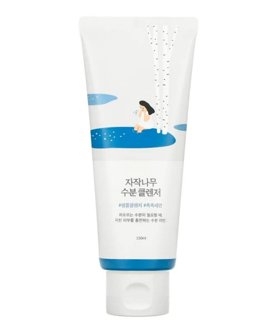 Round Lab Пенка увлажняющая очищающая для лица BIRCH JUICE MOISTURIZING CLEANSER, 150мл