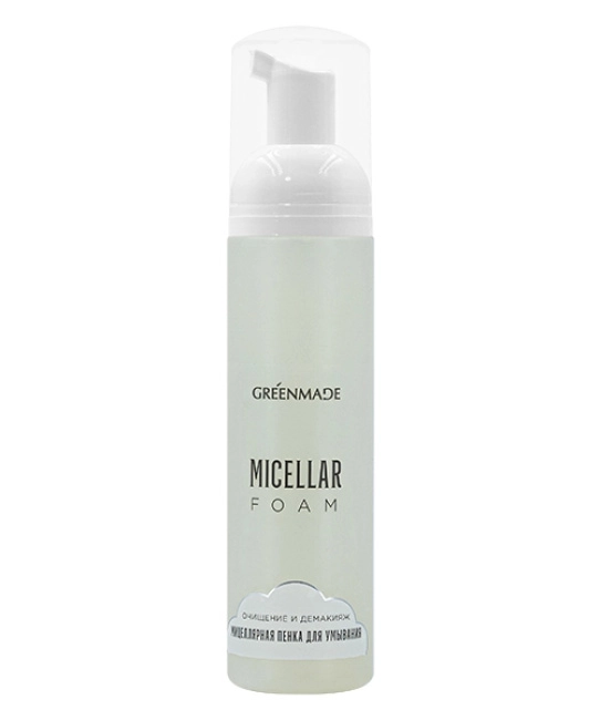 Greenmade Мицеллярная пенка для умывания. Демакияж, 200мл