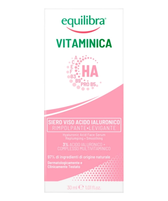 EQUILIBRA s.r.l. EQUILIBRA Сыворотка для лица с гиалуроновой кислотой Vitaminica, 30 мл, 30мл (2)