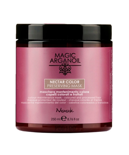 NOOK Nook Маска для сохранения цвета окрашенных волос Магия Арганы Nook MAGIC ARGANOIL NECTAR COLOR PRESERVING MASK colour-maintenance mask, 250 мл, 250мл