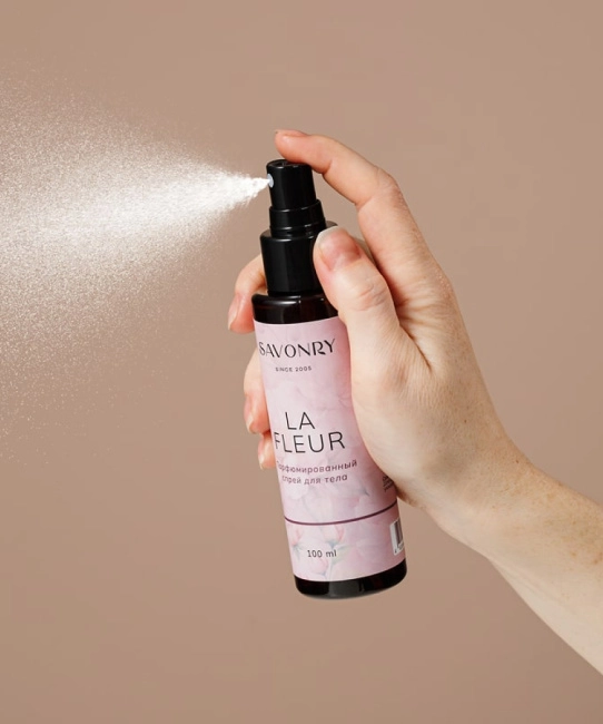 SAVONRY SAVONRY спрей для тела парфюмированный  La fleur , 100мл, 100мл (2)