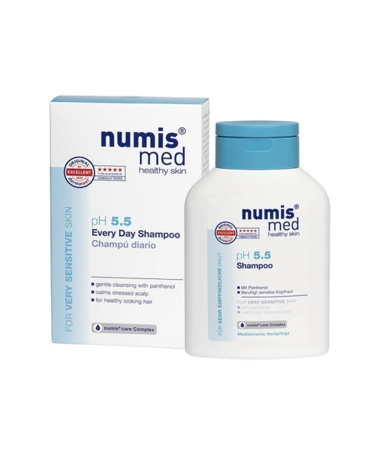 Numis med Шампунь для волос с пантенолом для чувствительной кожи головы pH 5,5 SENSITIVE, 200мл