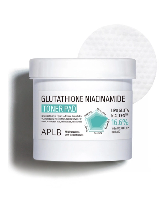 APLB Тонер-пэды GLUTATHIONE NIACINAMIDE TONER PAD, 100мл (1)