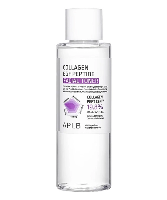 APLB Тонер с коллагеном и пептидами COLLAGEN EGF PEPTIDE FACIAL TONER, 160мл