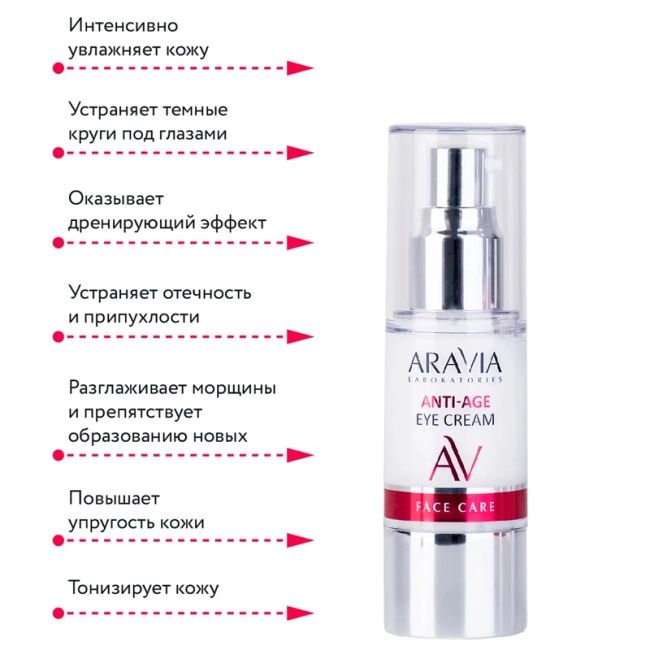Aravia Professional Крем для век Омолаживающий, 30мл (2)