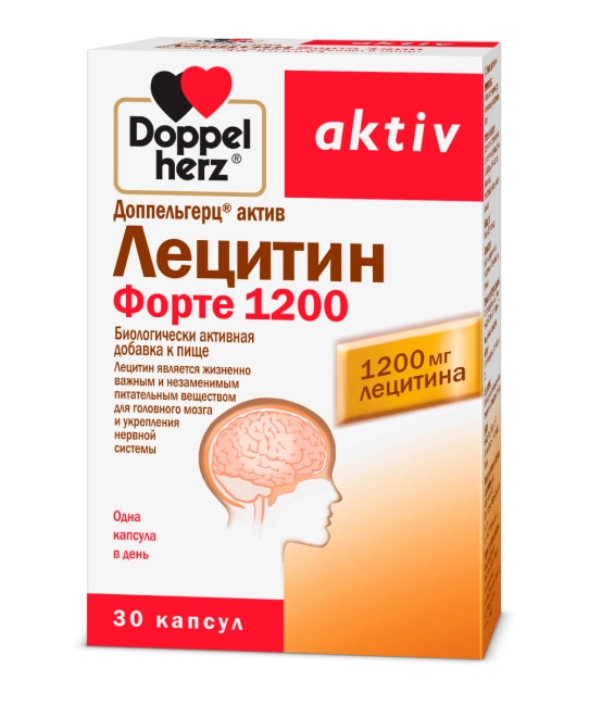 Doppelherz Лецитин Форте 1200 Aktiv №30 (30 капс.) (1)