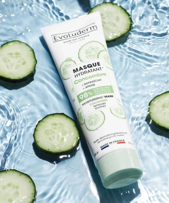Evoluderm Увлажняющая огуречная маска для лица, 150г (2)