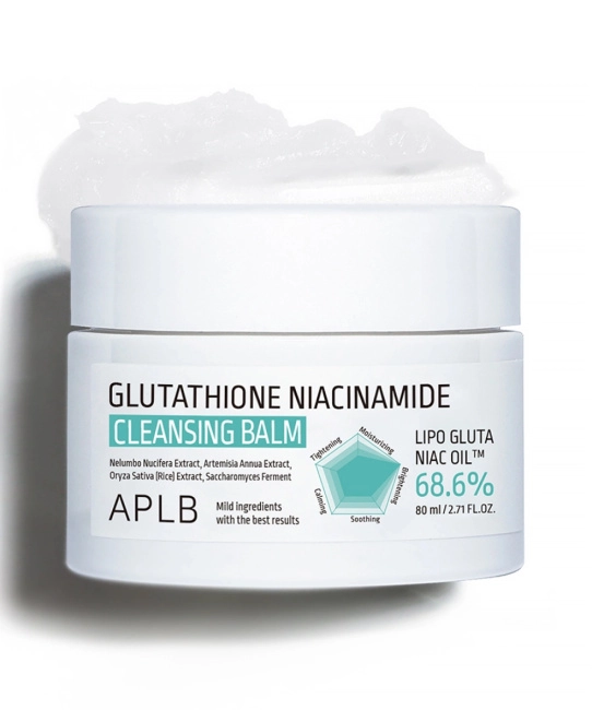 APLB Бальзам для снятия макияжа с глутатионом и ниацинамидом GLUTATHIONE NIACINAMIDE CLEANSING BALM, 80мл (2)