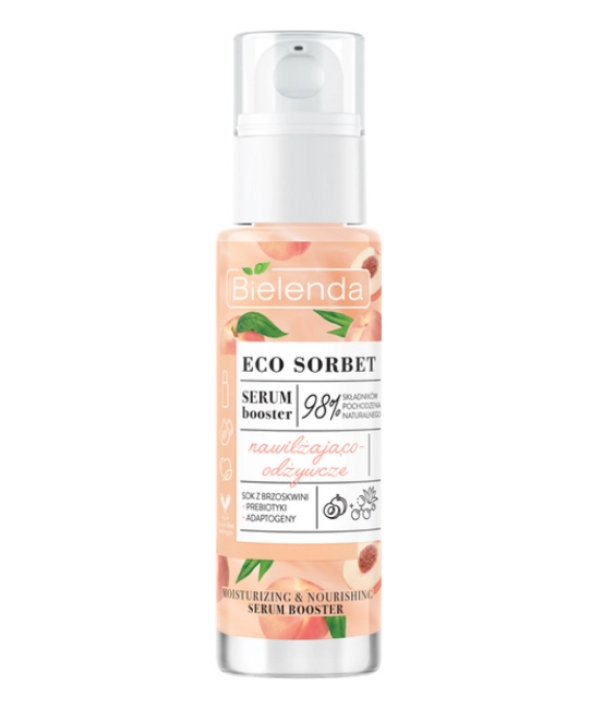 Bielenda Сыворотка-усилитель увлажнение и питание ECO SORBET Peach, 30мл