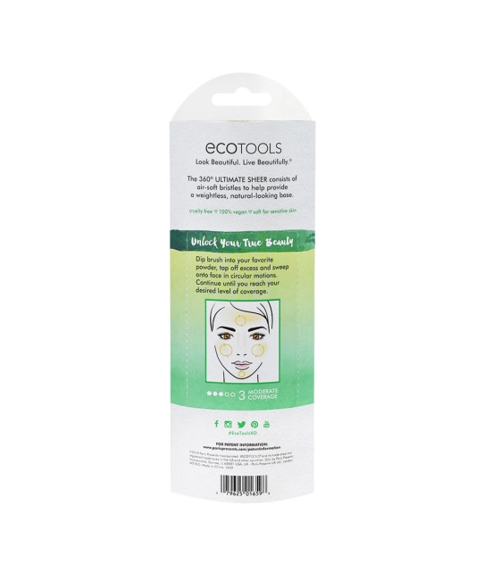 EcoTools Кисть-дуофибра для макияжа 360 Ultimate, 1шт (4)