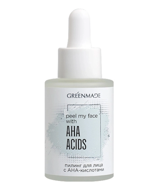 Greenmade Пилинг для лица с AHA-кислотами Peel my face with AHA Acids, 30мл