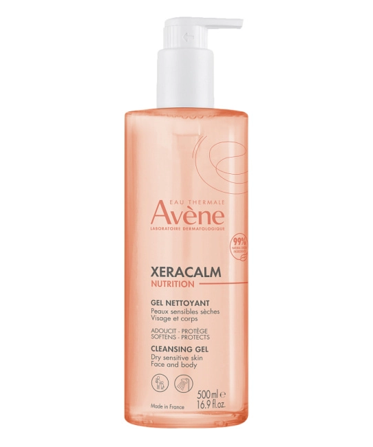AVENE Гель легкий питательный очищающий XERACALM Nutrition, 500мл