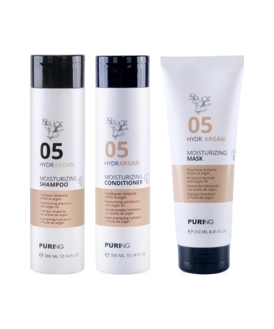 PURING Набор Puring Увлажнение Шампунь/Кондиционер/Маска для волос + Авторская подарочная коробка