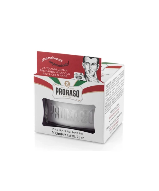 PRORASO Крем до бритья для чувствительной кожи с зеленым чаем и овсом, 100мл (2)