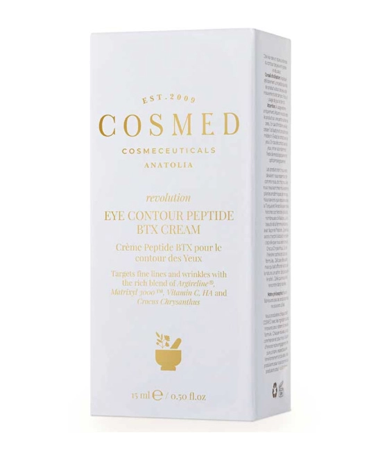 Cosmed Крем для контура глаз с пептидами REVOLUTION EYE CONTOUR PEPTIDE BTX CREAM, 15мл (1)