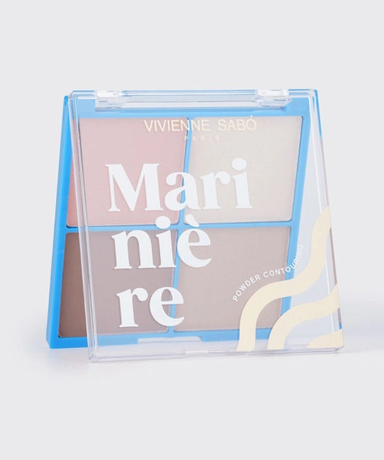 Vivienne Sabo Палетка пудровая для скульптурирования лица Mariniere, тон: 01, 17.2г (2)
