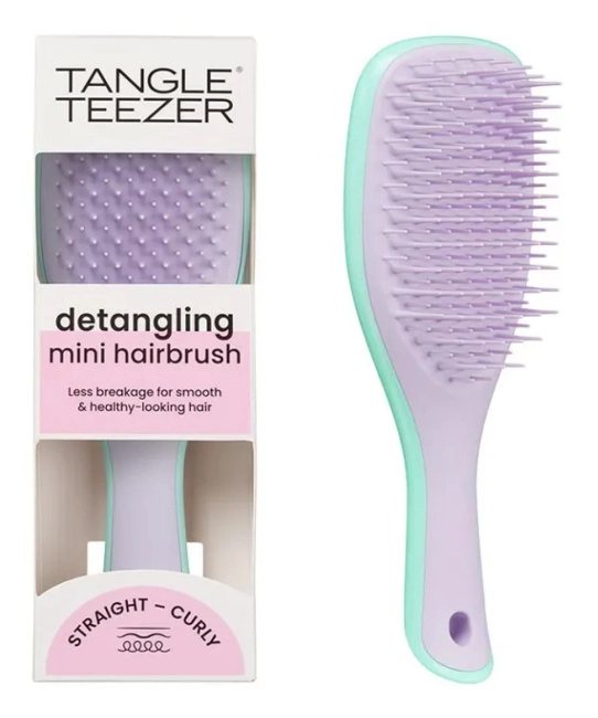 Tangle Teezer Расческа для волос The Wet Detangler Mini Wisteria Leaf (4)
