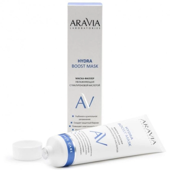 Aravia Professional Маска-филлер для лица Увлажняющая с гиалуроновой кислотой, 100мл (1)