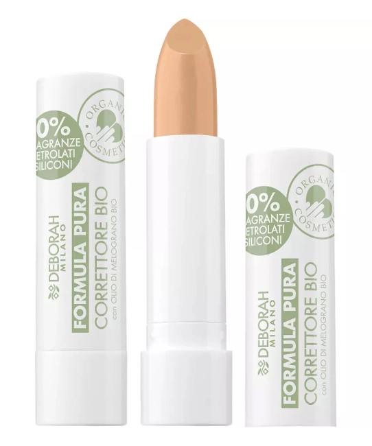 Deborah Milano Консилер стик FORMULA PURA CORRETTORE BIO, тон: 03, 4.95мл (1)