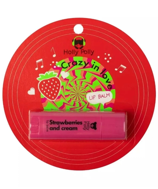 Holly Polly Бальзам для губ Клубника со сливками, 4.8г (2)