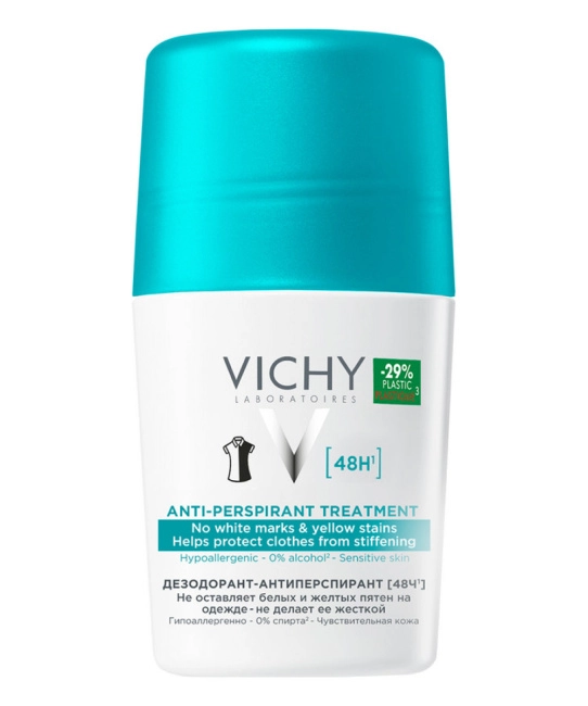 VICHY Дезодорант-антиперспирант 48 часов, 50мл