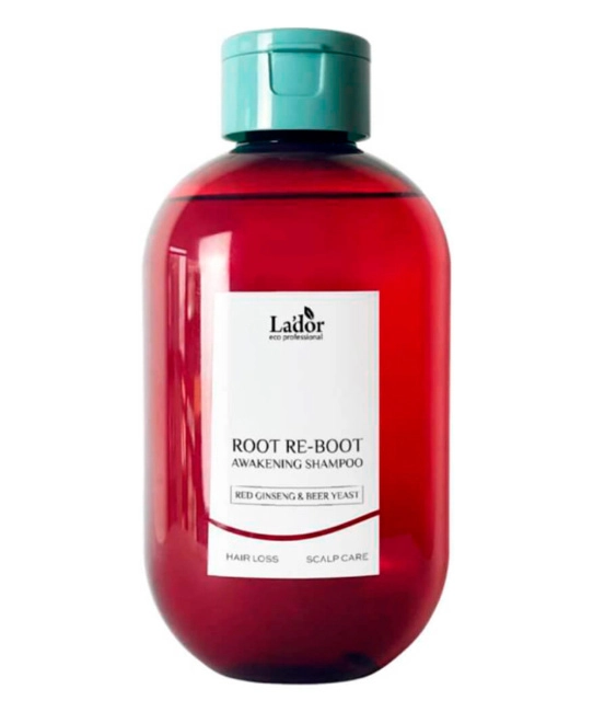 Lador Шампунь для роста волос ROOT RE-BOOT AWAKENING SHAMPOO (RED GINSENG & BEER YEAST), 300мл