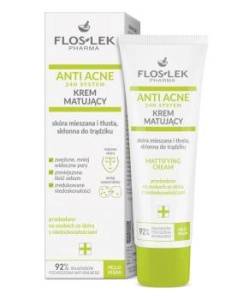 Floslek Матирующий крем для лица, 50мл
