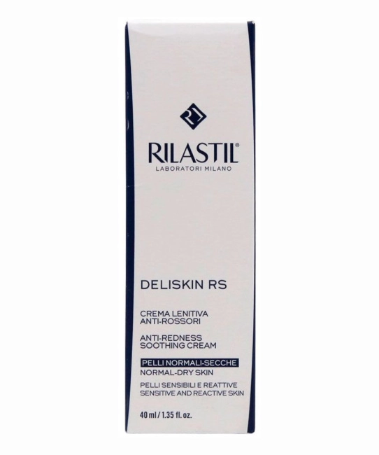 Rilastil Крем успокаивющий против покраснений для нормальной и сухой кожи склонной к алллергии DELISKIN RS, 40мл (2)